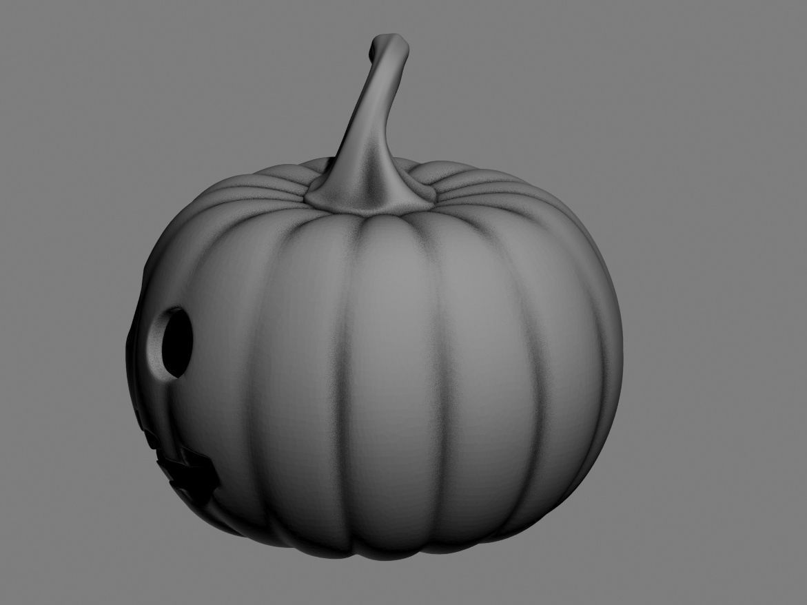 halloween pumpkin 03 3D print model_31