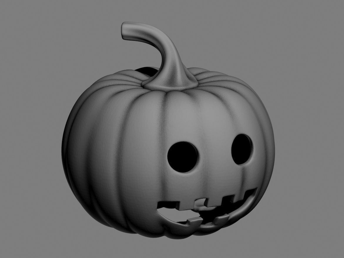 halloween pumpkin 03 3D print model_42