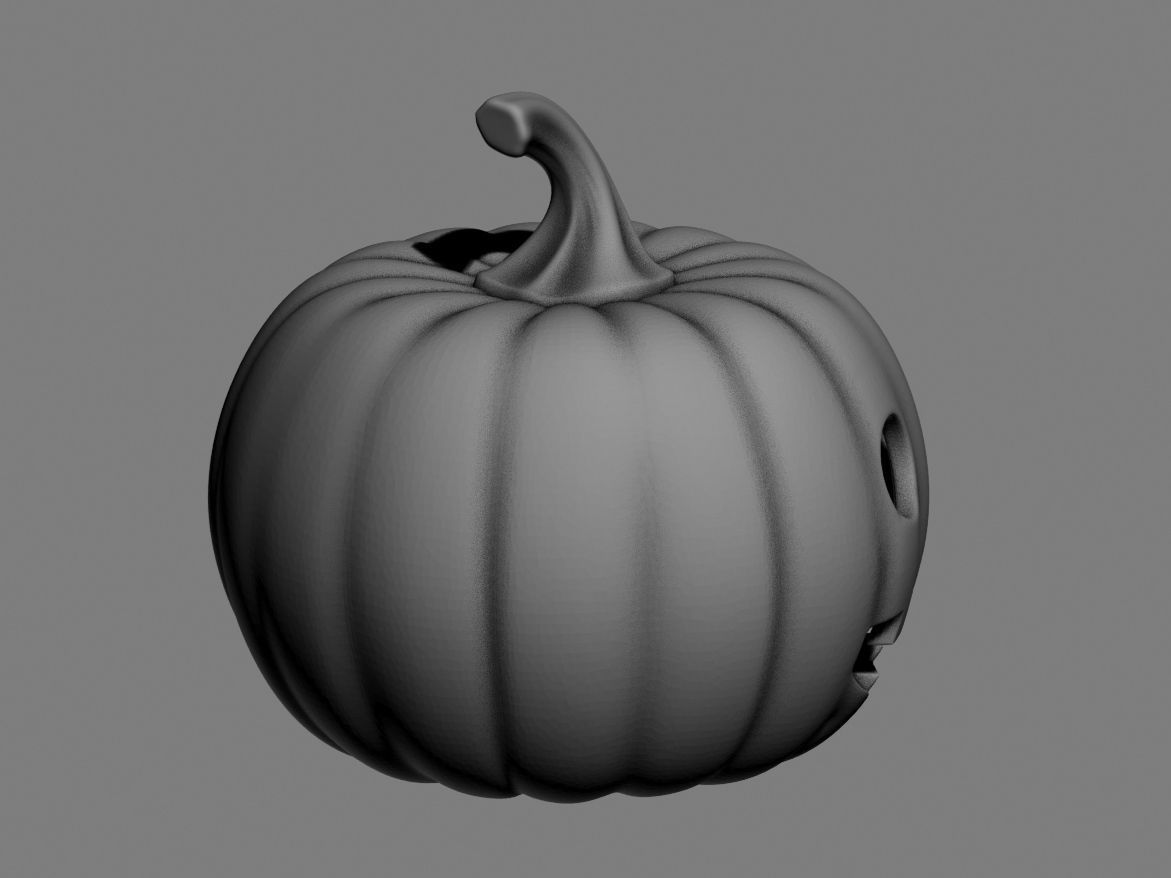 halloween pumpkin 03 3D print model_9
