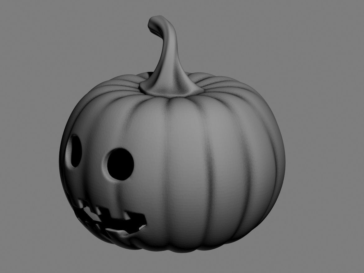 halloween pumpkin 03 3D print model_34