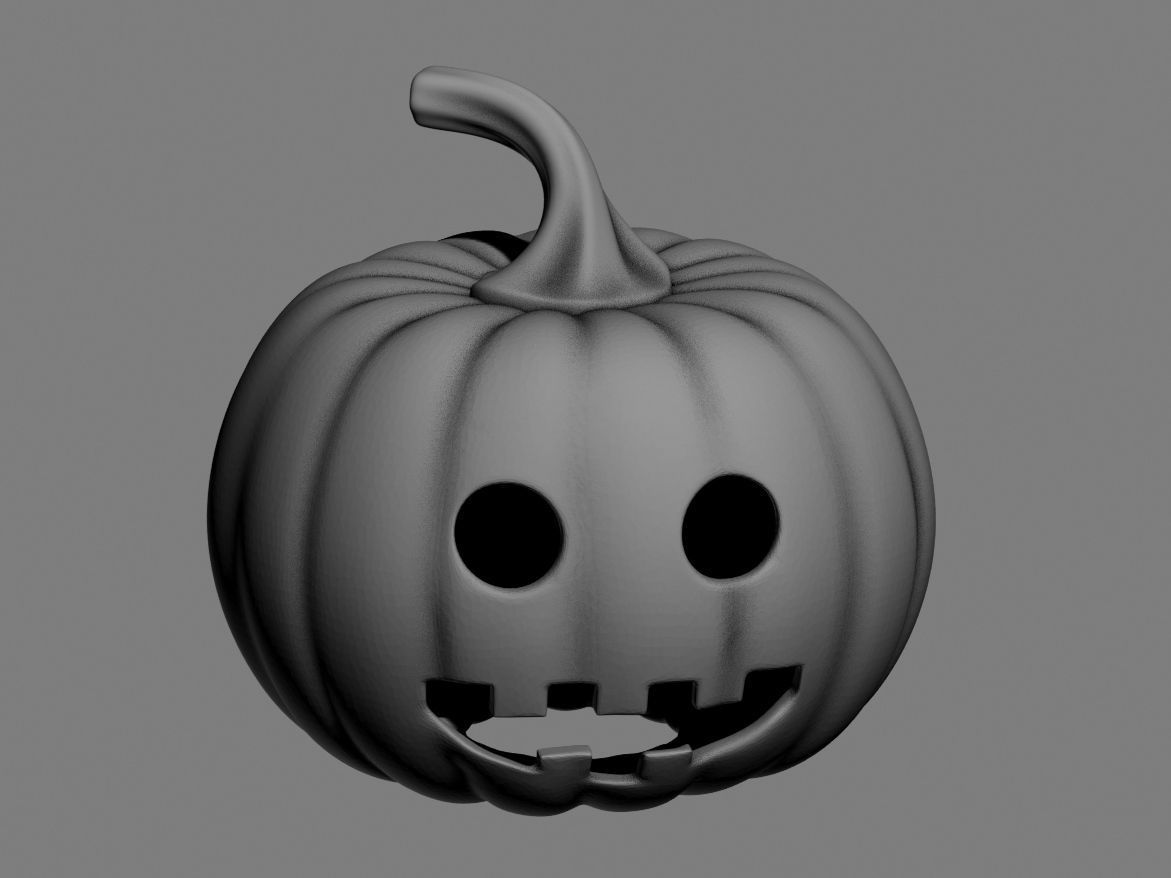 halloween pumpkin 03 3D print model_40