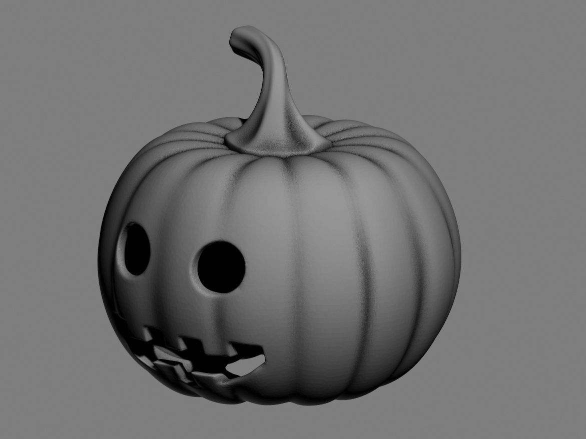 halloween pumpkin 03 3D print model_35