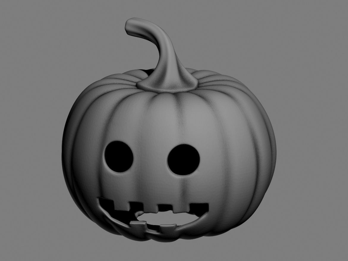 halloween pumpkin 03 3D print model_38