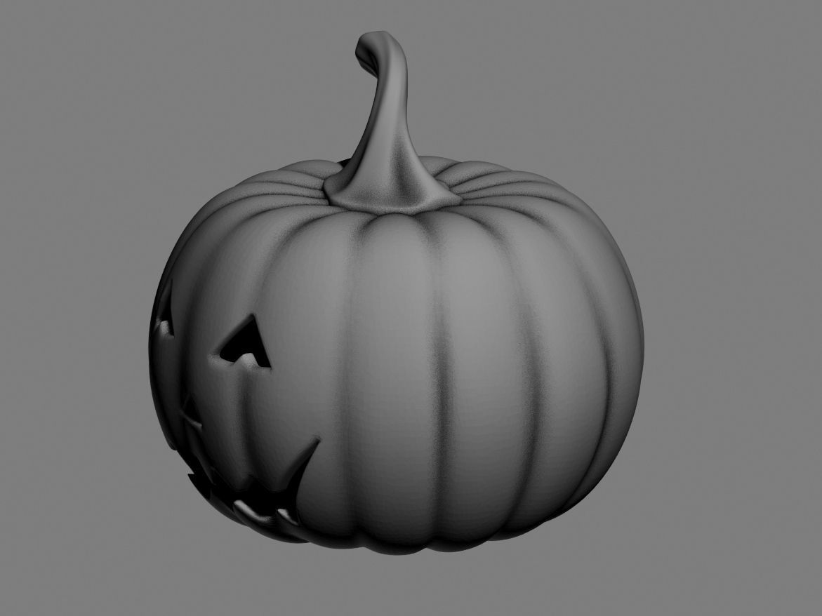 halloween pumpkin 02 3D print model_33