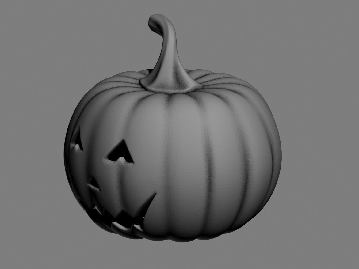 halloween pumpkin 02 3D print model_34