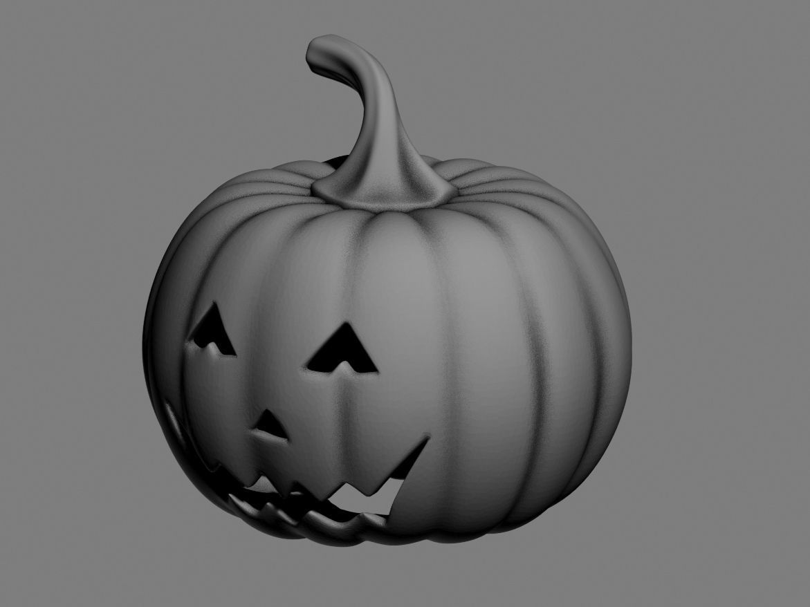 halloween pumpkin 02 3D print model_36