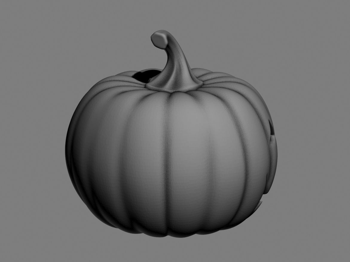 halloween pumpkin 02 3D print model_10