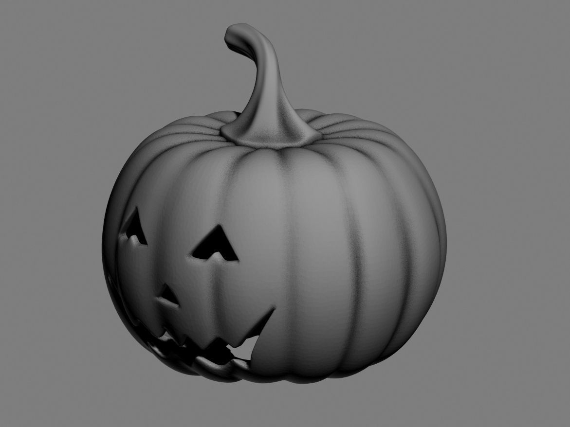 halloween pumpkin 02 3D print model_35
