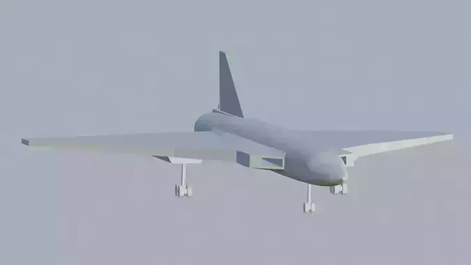 Long range supersonic bomber Nu-22 3D print model