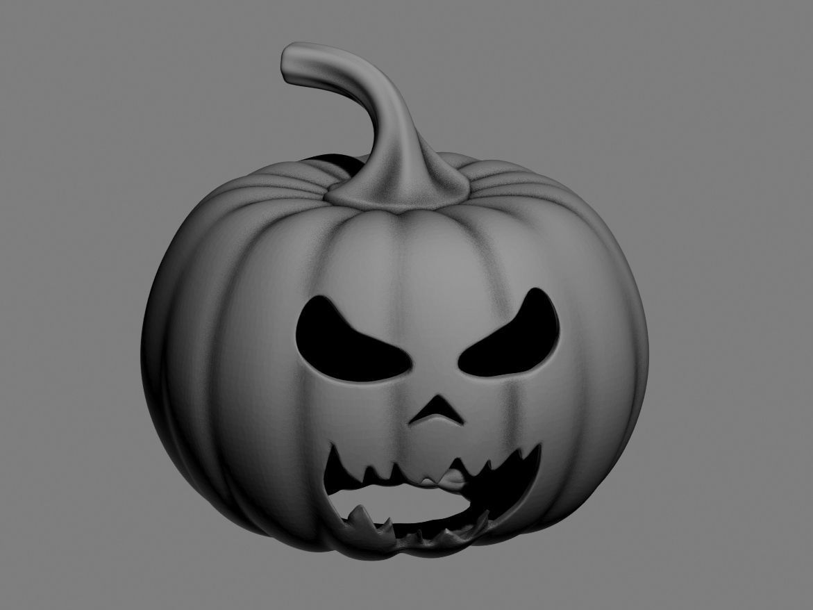 halloween pumpkin 04 3D print model_40