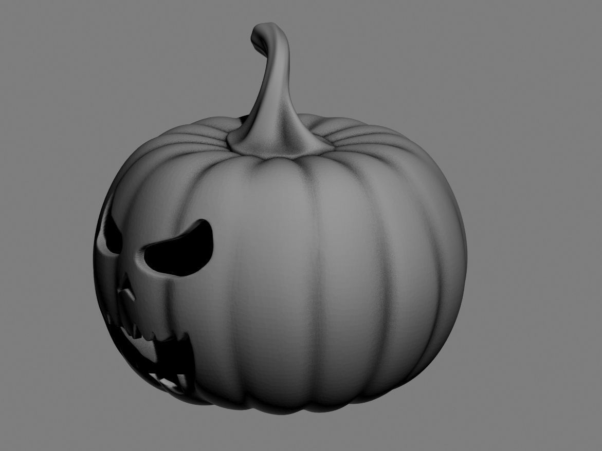 halloween pumpkin 04 3D print model_33