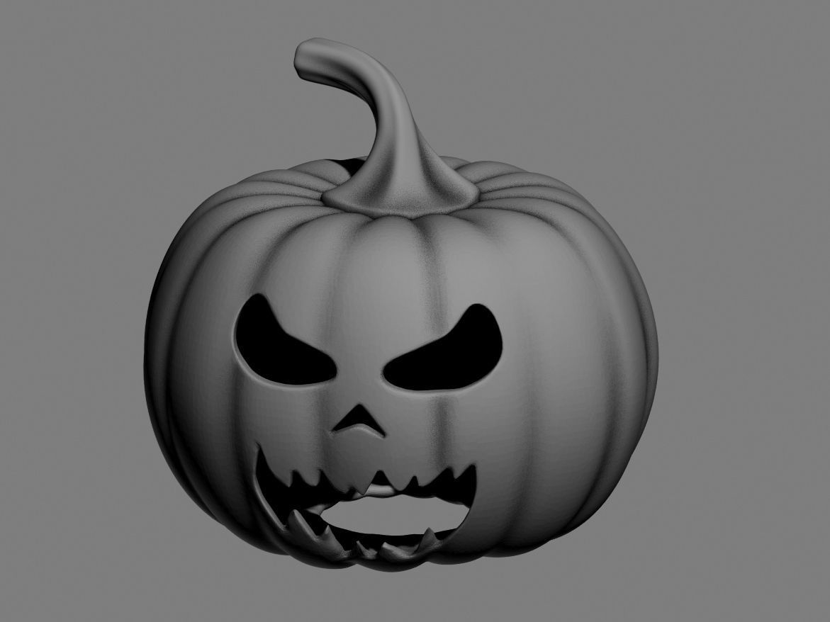 halloween pumpkin 04 3D print model_38