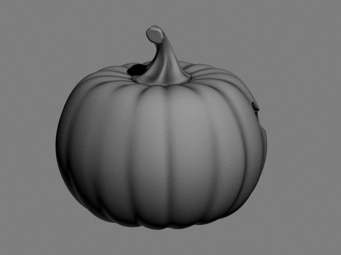 halloween pumpkin 04 3D print model_11