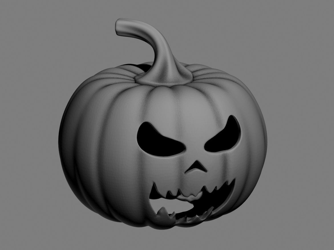 halloween pumpkin 04 3D print model_41