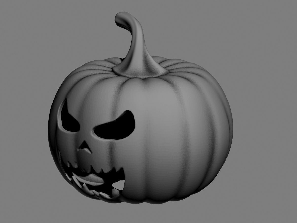 halloween pumpkin 04 3D print model_35