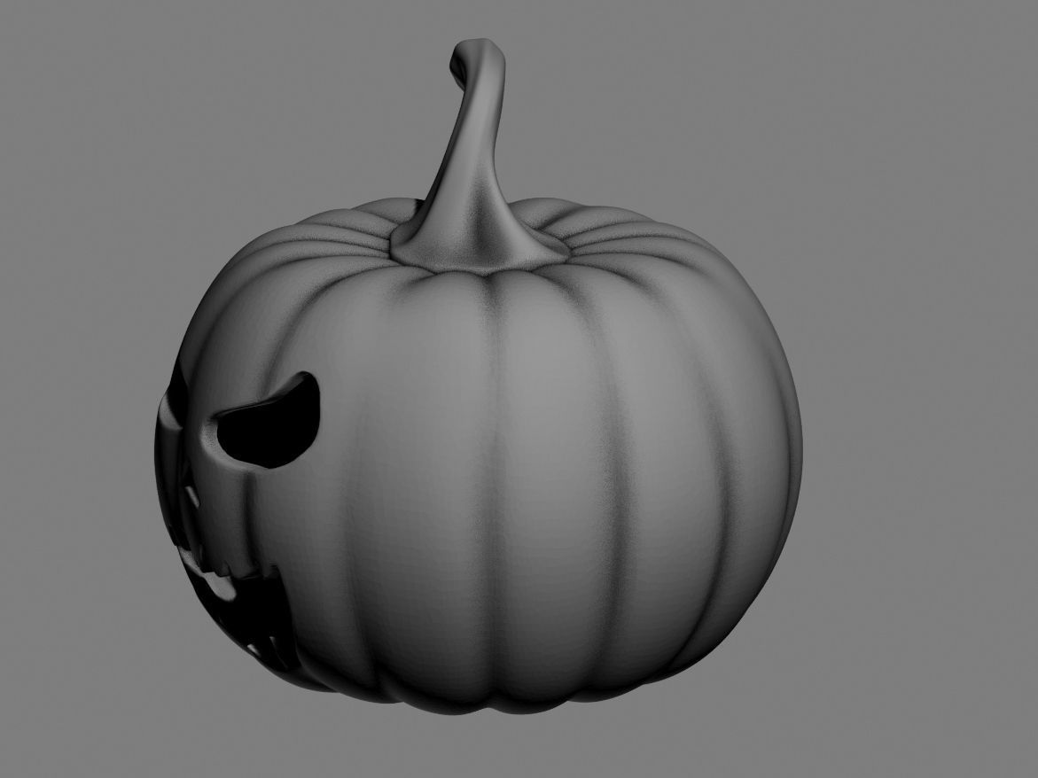 halloween pumpkin 04 3D print model_32