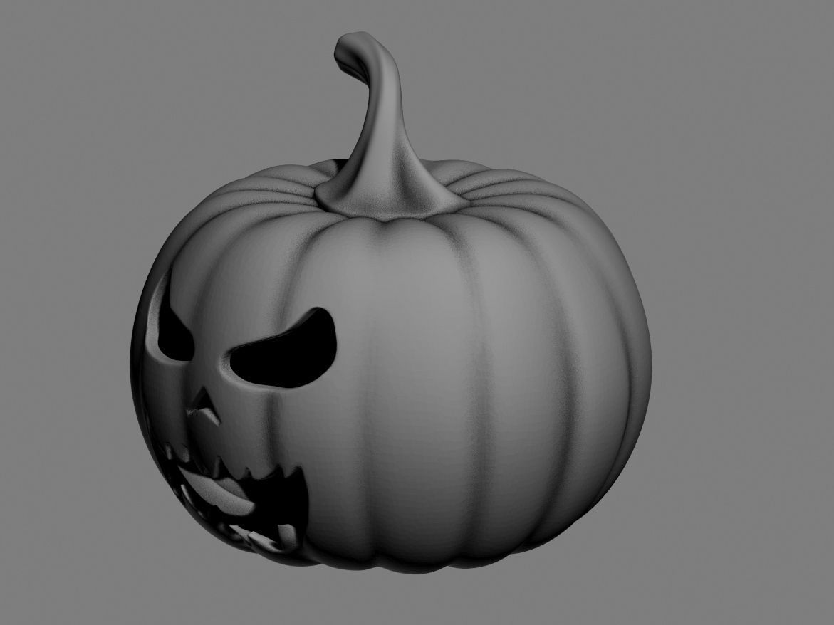 halloween pumpkin 04 3D print model_34
