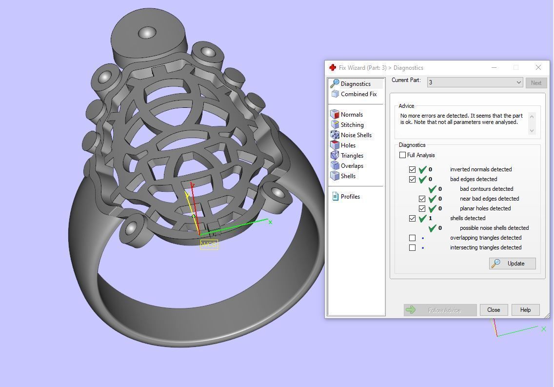 RING FACE ANGEL N - 166 3D print model_9