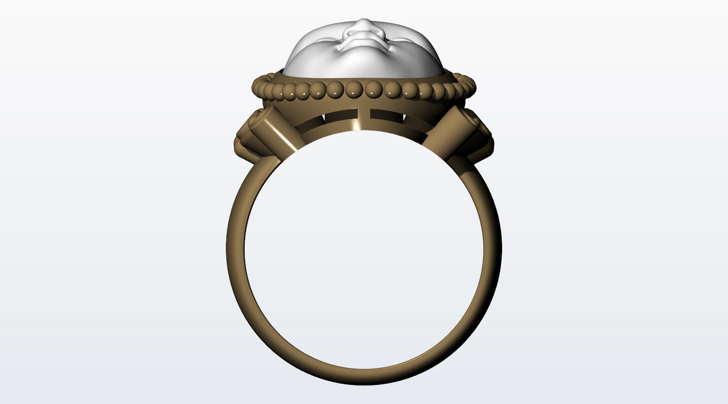 RING FACE ANGEL N - 166 3D print model_12