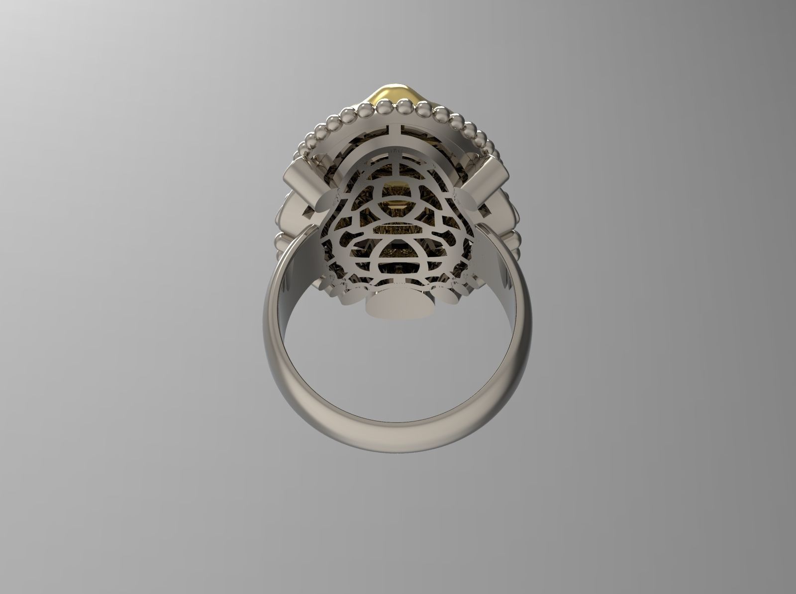 RING FACE ANGEL N - 166 3D print model_7