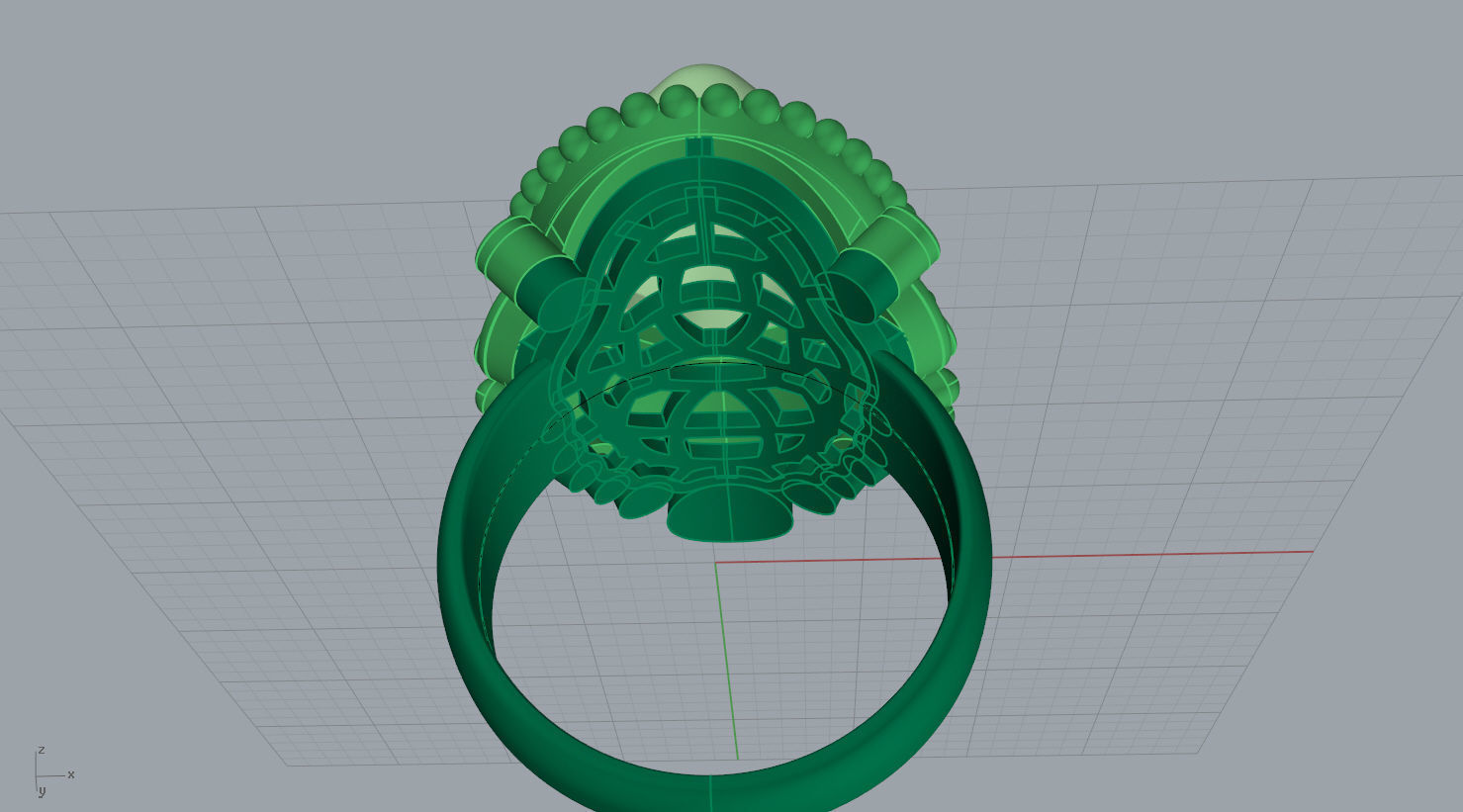 RING FACE ANGEL N - 166 3D print model_17