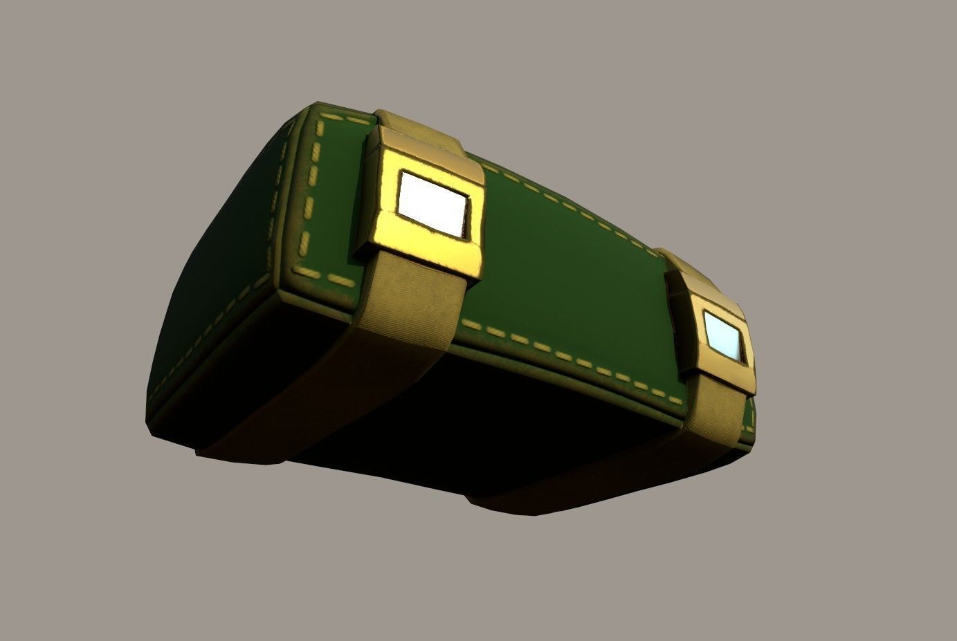 Medic kit Low-poly 3D model_19