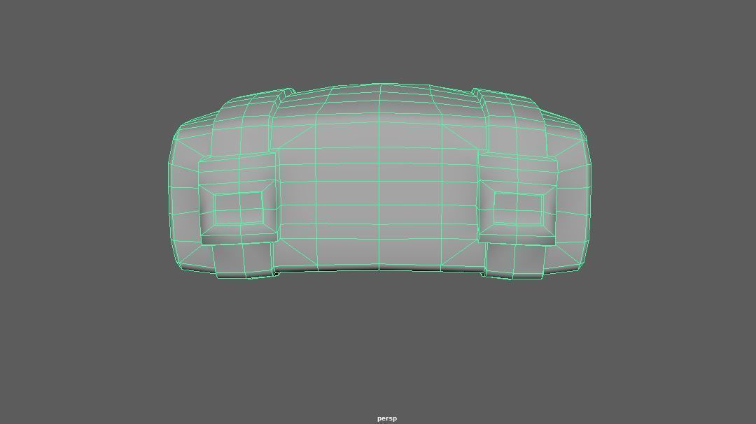 Medic kit Low-poly 3D model_6