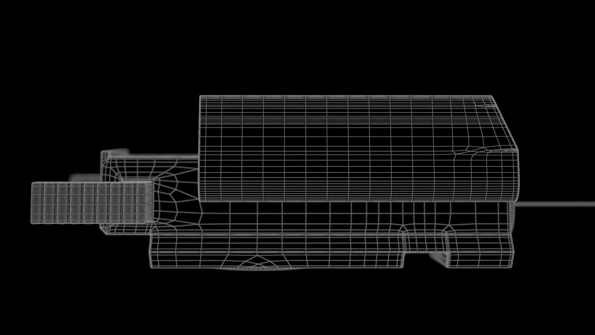 Tactical Red Dot Laser Sight 3D model_14