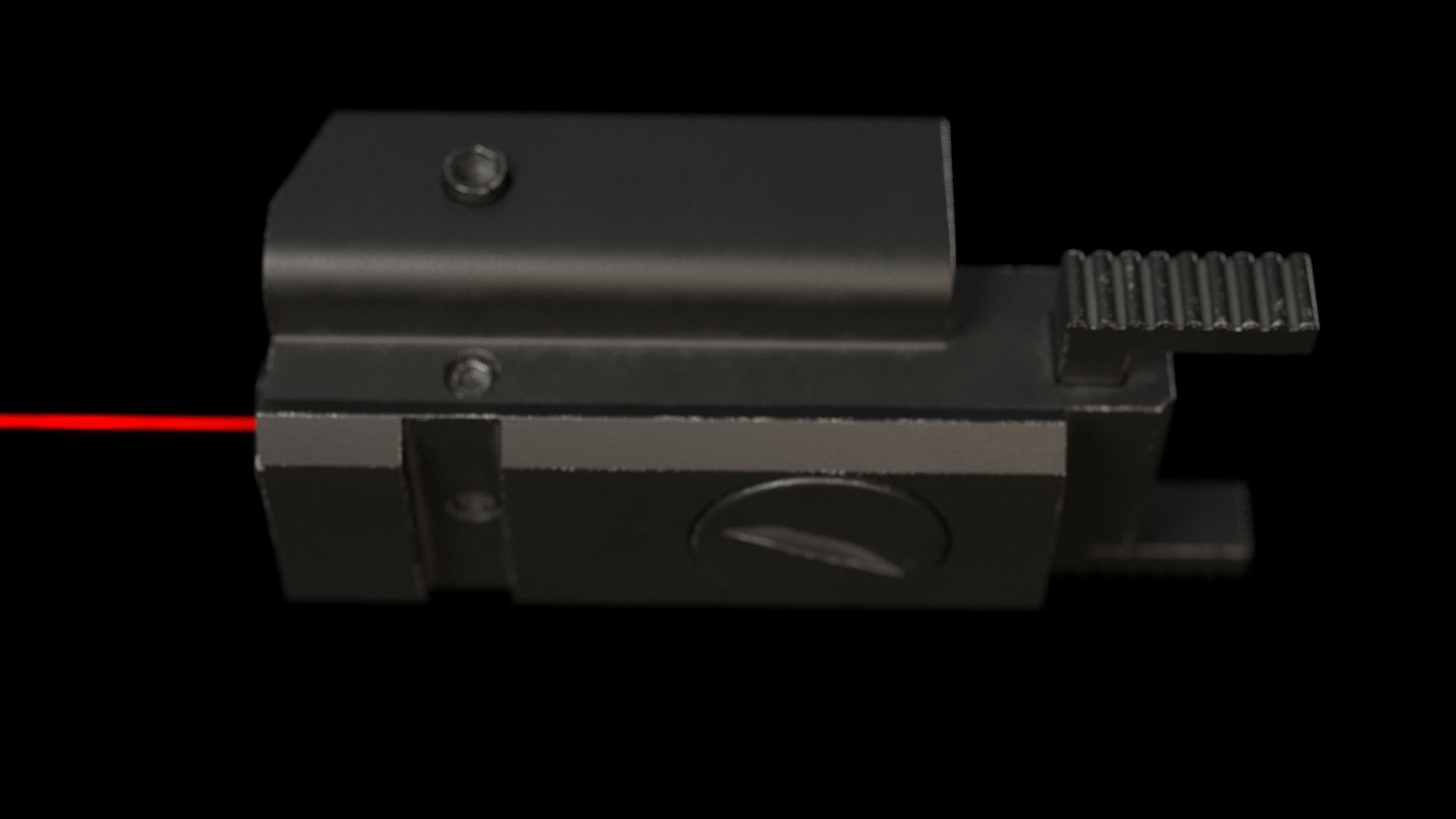 Tactical Red Dot Laser Sight 3D model_5