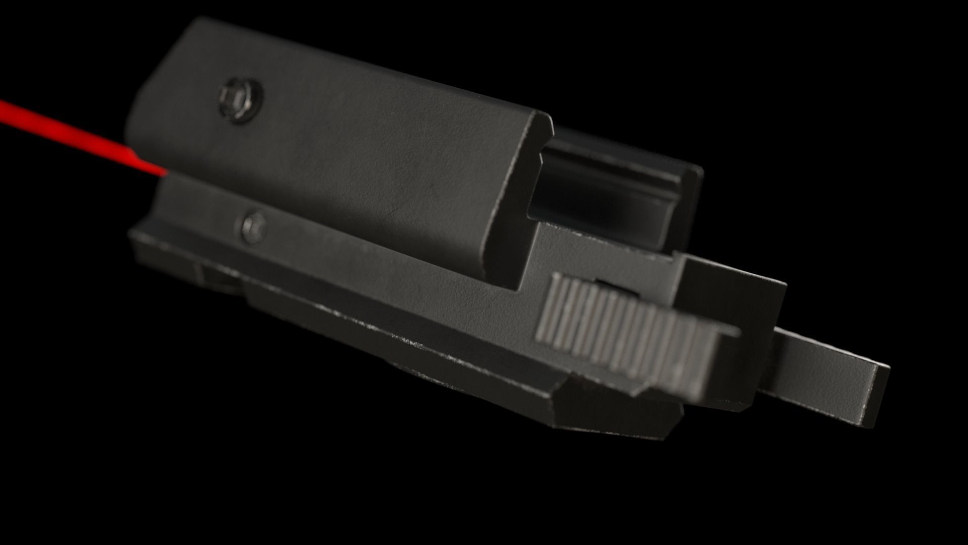 Tactical Red Dot Laser Sight 3D model_8