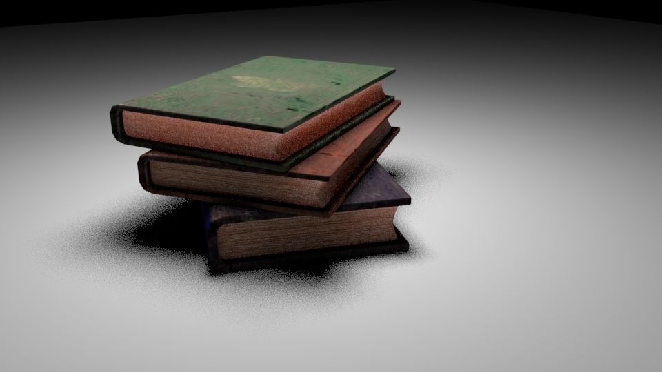 sorcerer desk Free low-poly 3D model_6