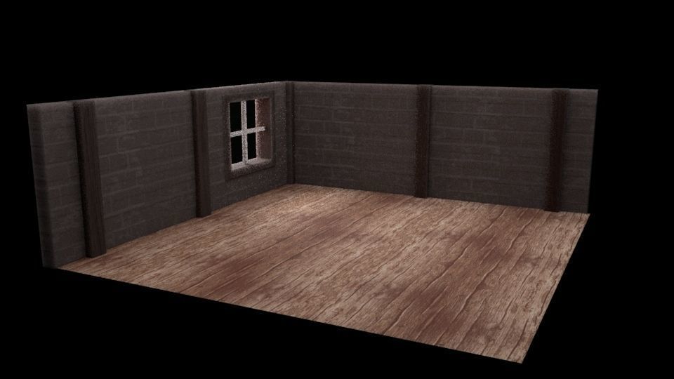 sorcerer desk Free low-poly 3D model_1