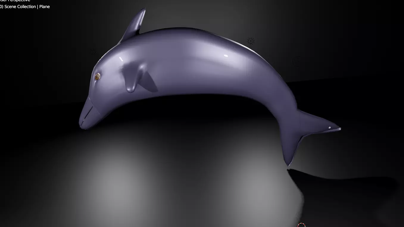 RIGGED DOLPHIN MODEL Free 3D model_0
