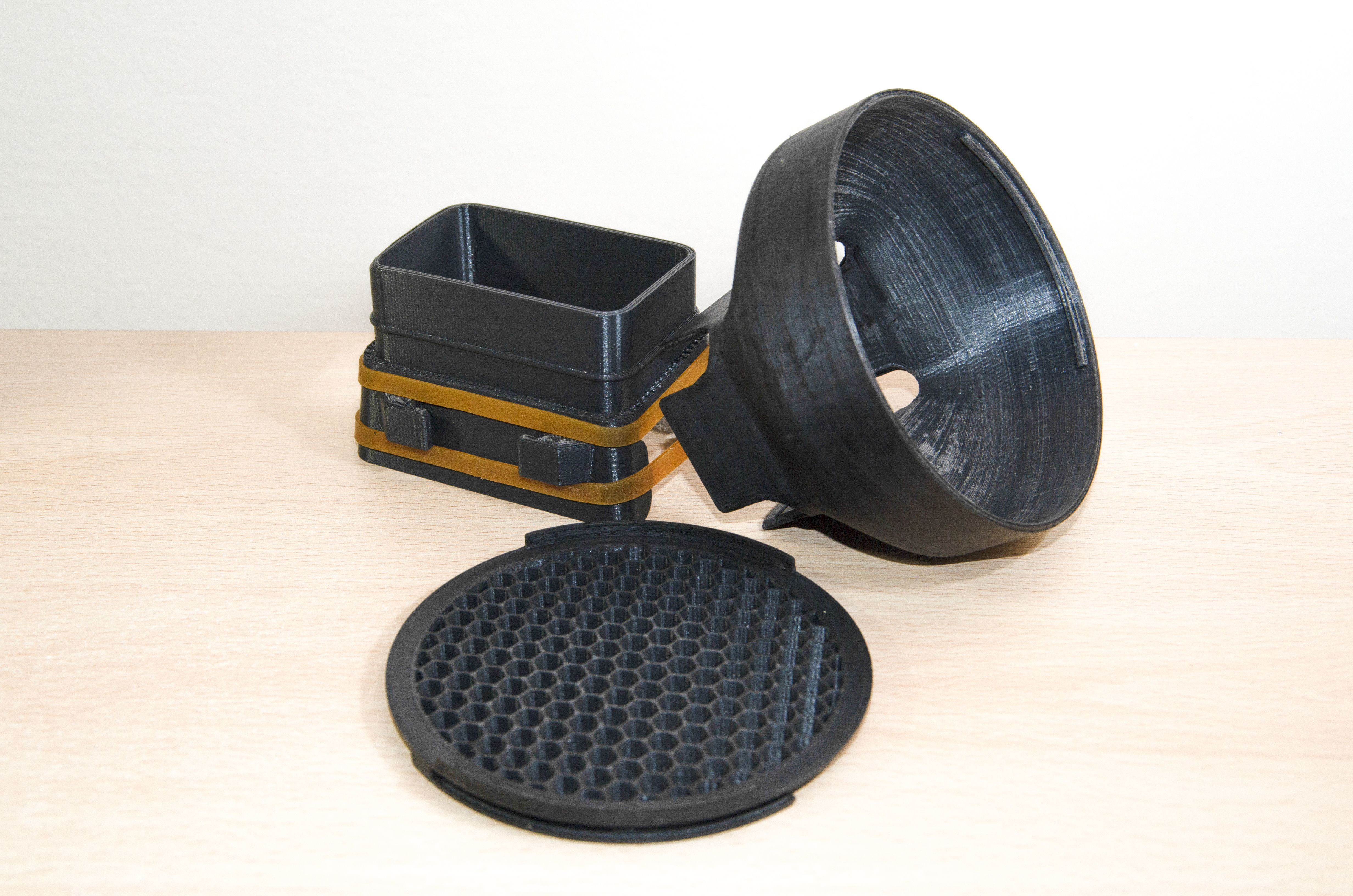 Adaptable Flash Grid for cameras 3D print model_2