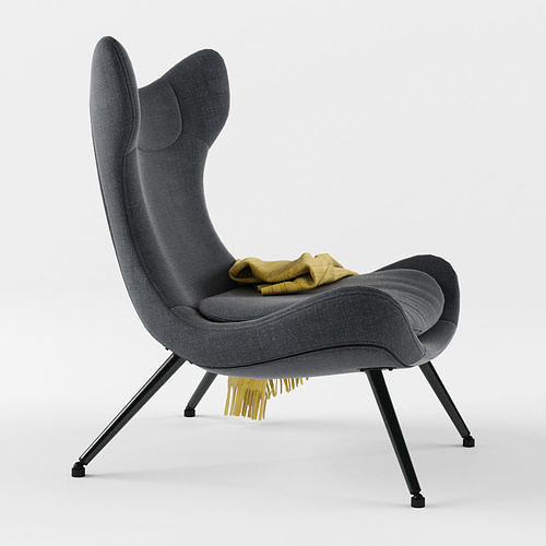 JYSK DAMSHOLTE armchair 3D model 5