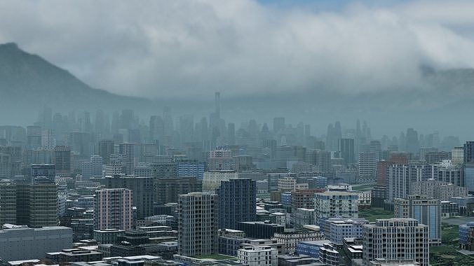 Real Time City 17 3D model 4