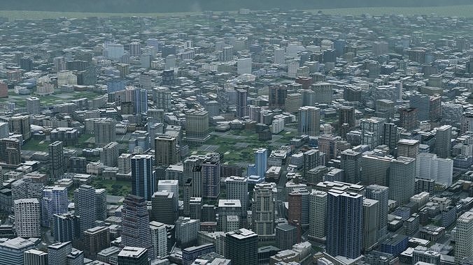 Real Time City 17 3D model 5
