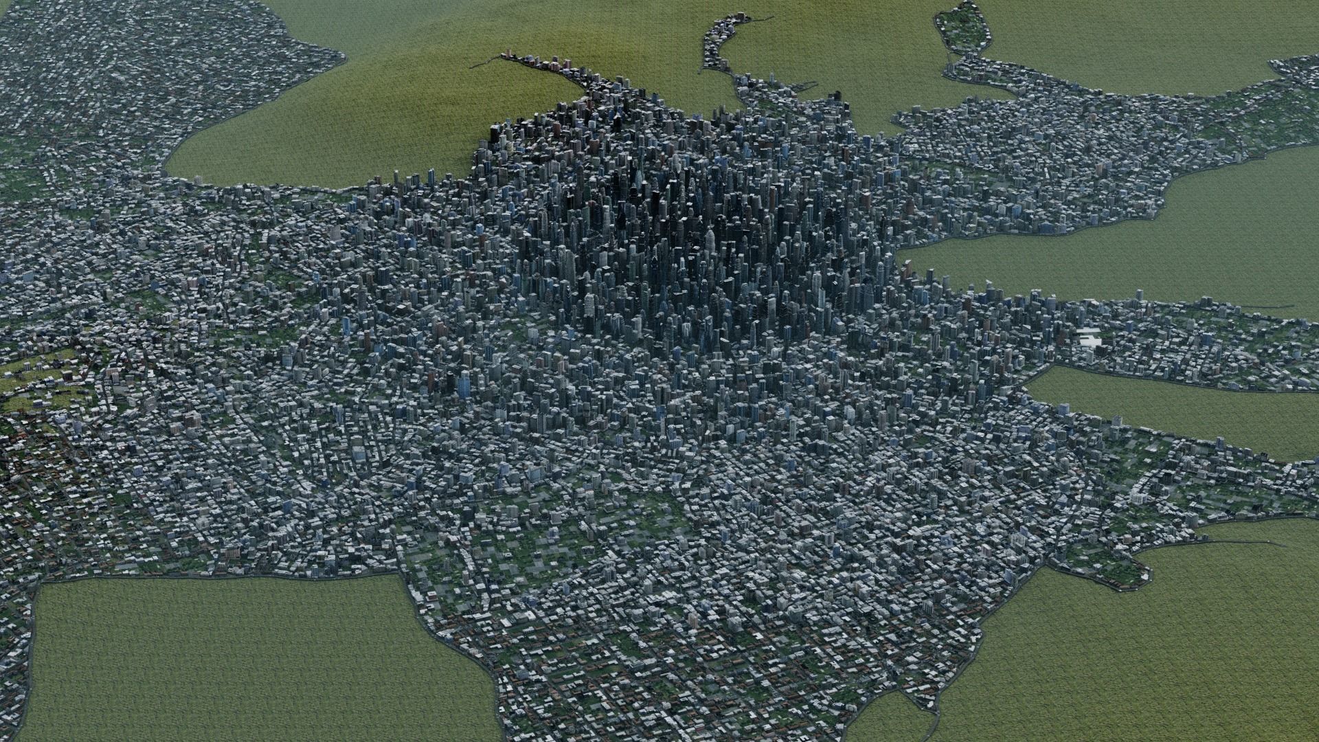 Real Time City 17 3D model_10