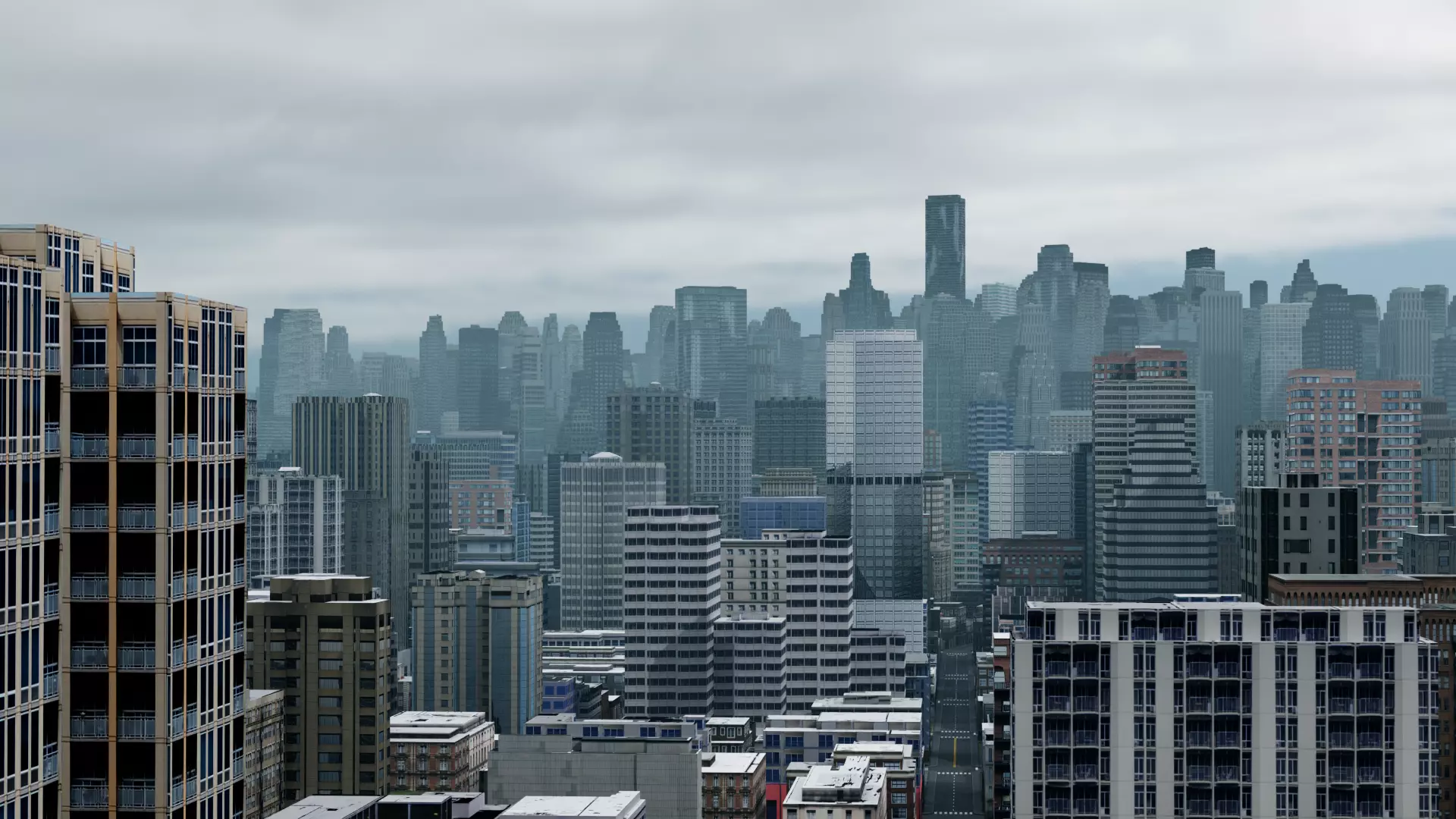 Real Time City 17 3D model_0