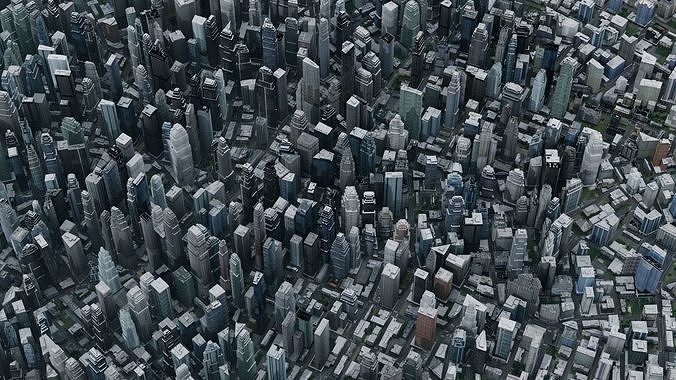 Real Time City 17 3D model 7