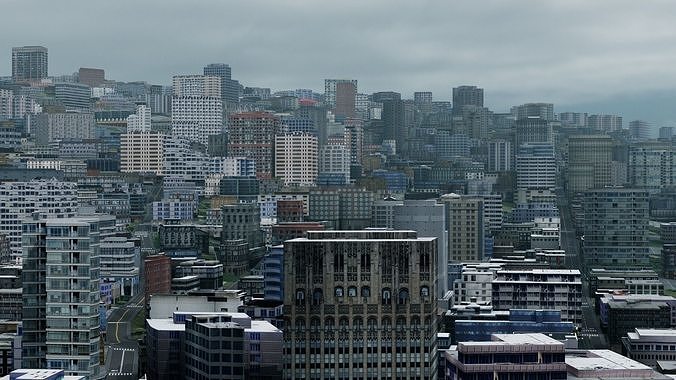 Real Time City 17 3D model 3