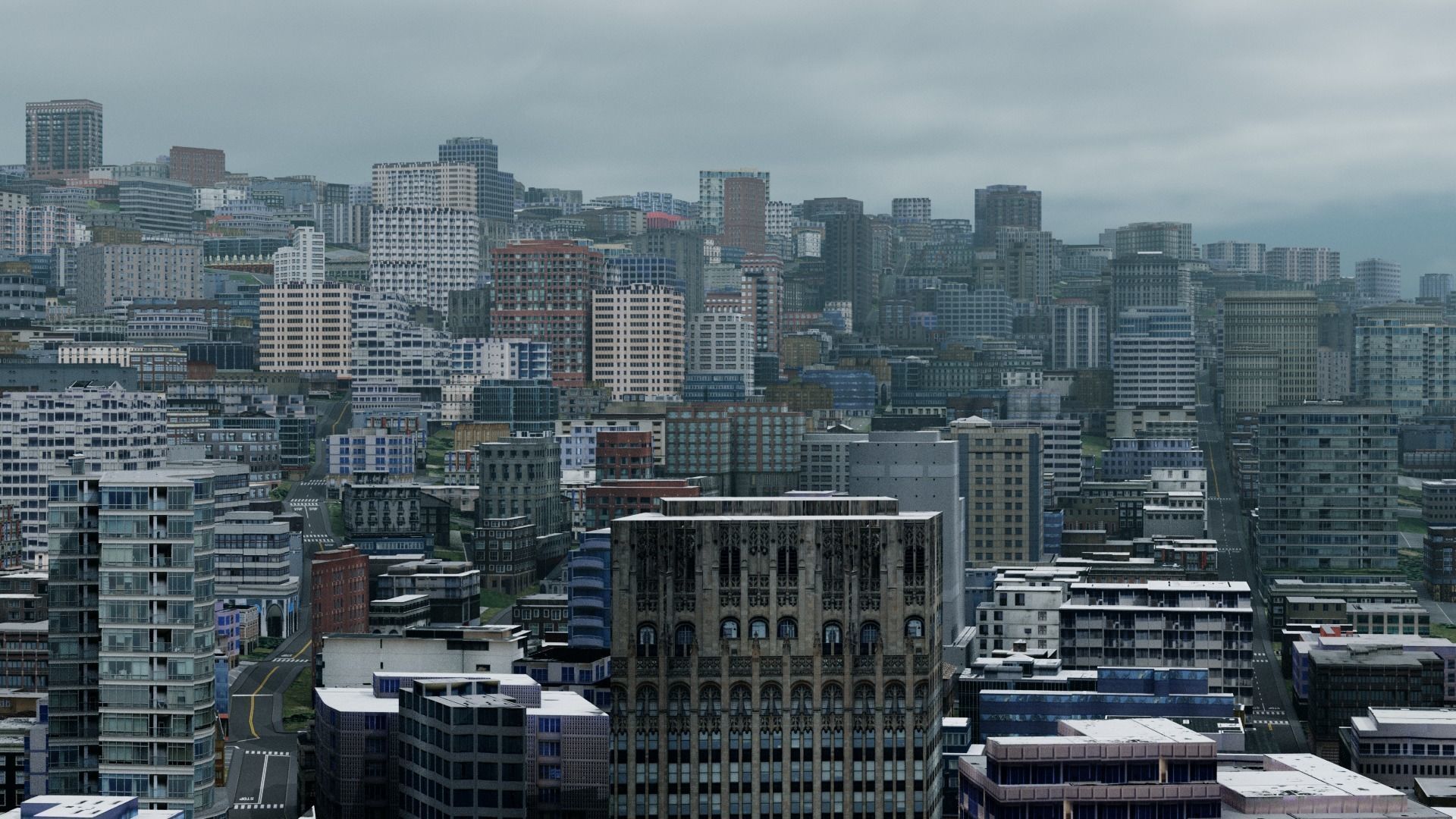 Real Time City 17 3D model_2