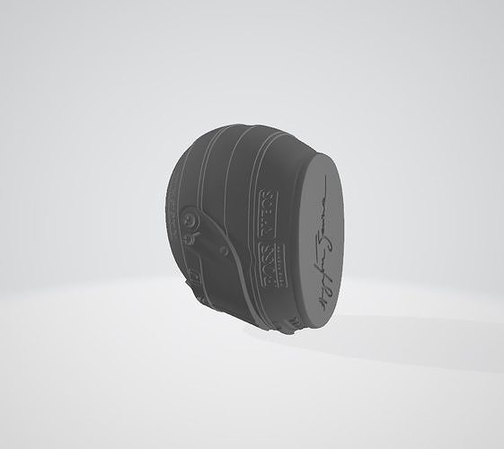 ayrton senna casque  3d Print  3D print model
