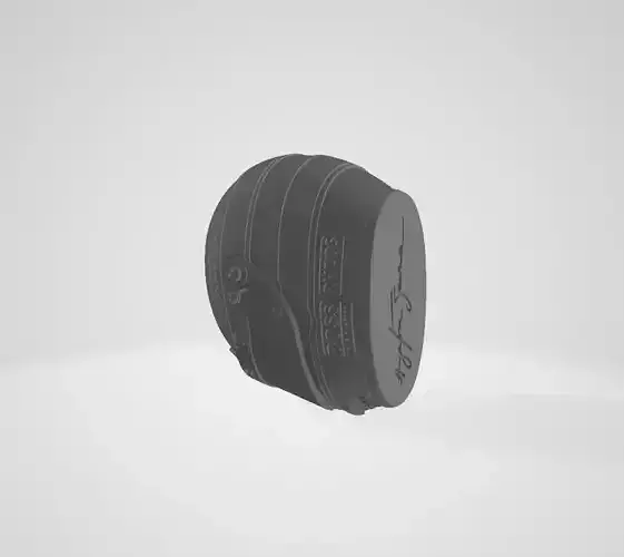 ayrton senna casque  3d Print  3D print model