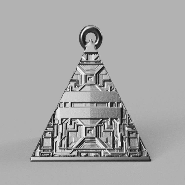 boule de noel triange X75 3d print 3D print model_21