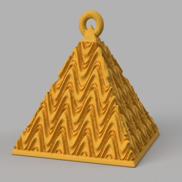 boule de noel triange X75 3d print 3D print model_61