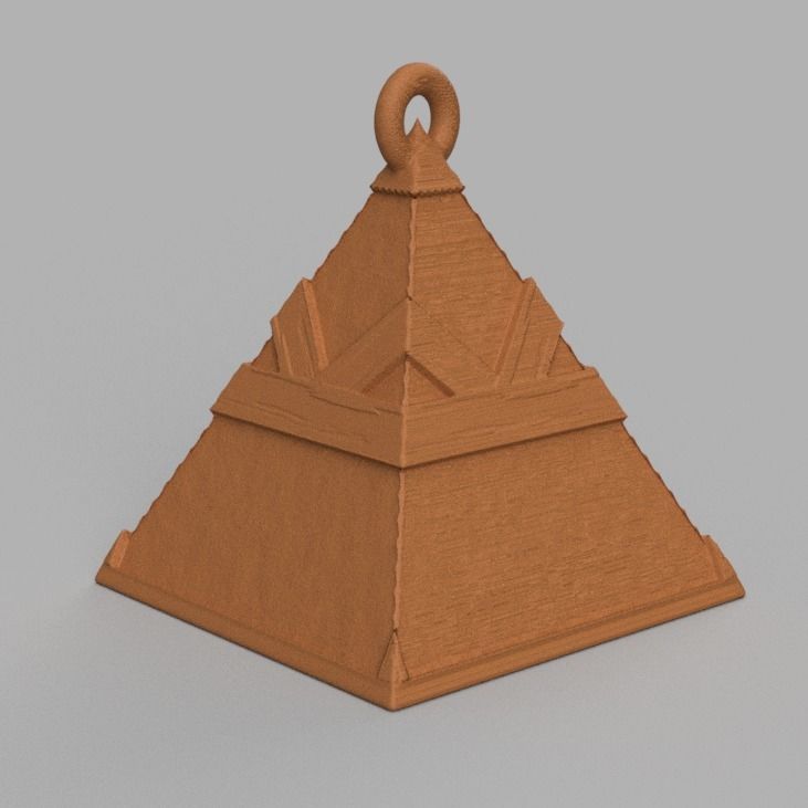 boule de noel triange X75 3d print 3D print model_17