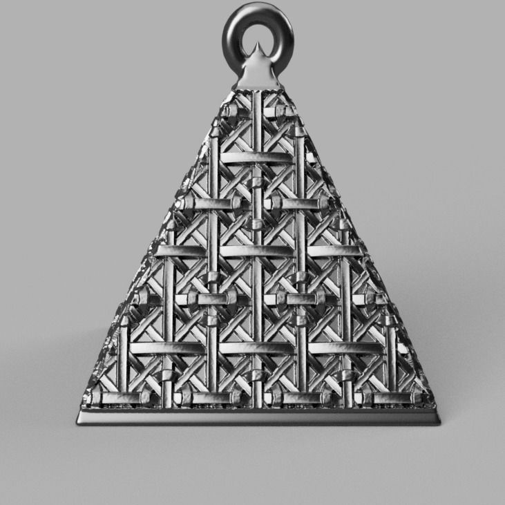 boule de noel triange X75 3d print 3D print model_42