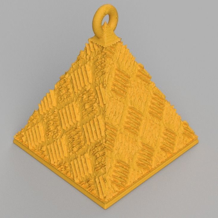 boule de noel triange X75 3d print 3D print model_57