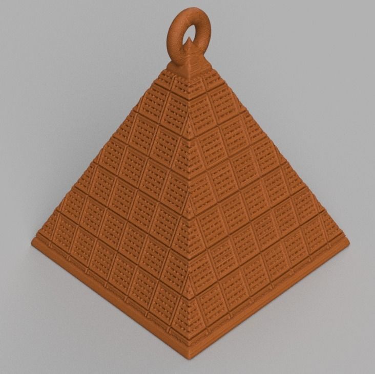 boule de noel triange X75 3d print 3D print model_48